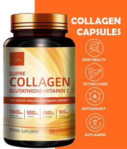 Yetişkin çok fonksiyonlu sağlık takviyeleri cilt beyazlatma kollajen kapsül C vitamini tabletler l-glutatyon kapsül kollajen - Product Image 5