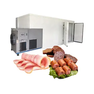 Hello River - Máquina de secagem inteligente para carne e carne, PLC + com controle de temperatura, bomba de calor, máquina de processamento de alimentos, compressor de processamento de alimentos