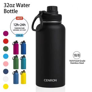 Stainless Steel Vacuum <b>Flask</b> 32 Oz Purple Double Wall Insulated Travel Bottle with Gift Box - Product Image 4