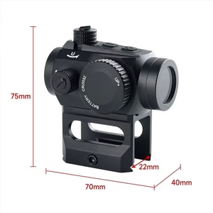5D Kỷ Nguyên Chất lượng cao bnd02n bd04n Red Dot săn bắn phạm vi quang học 20mm có thể điều chỉnh độ sáng phản xạ kim loại ngoài trời chụp - Product Image 4