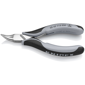 Pince électronique Knipex ESD 115 mm polie miroir avec charnière traversante - Product Image 1