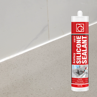 GORSEAL A301 300ml Mastic silicone acétique flexible à séchage rapide, adhésif pour verre pour la réparation d'aquariums, de fenêtres, de panneaux et de cadres de portes