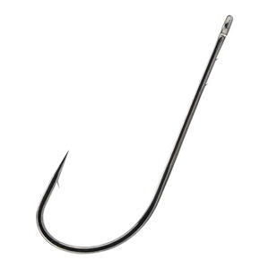 Hameçons à tige droite, taille 1-2, nickelé noir, antirouille, pour la pêche en eau douce, hameçons pour la pêche en étang ou en lac - Product Image 3