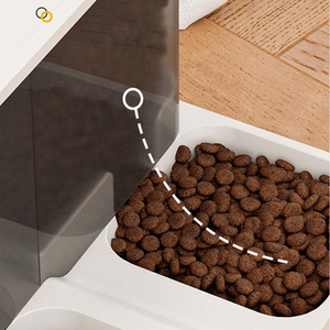 Distributeur automatique de nourriture en gros avec <span class=keywords><strong>fontaine</strong></span> à eau pour <span class=keywords><strong>chat</strong></span> et chien - Product Image 4