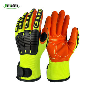 Guantes de Seguridad Industriales Resistentes a Cortes SONICE, Material TPR, Guantes de Impacto para Trabajos de Construcción en Campos Petroleros y Mecánica - Product Image 2