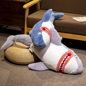 ตุ๊กตาสัตว์-ตุ๊กตาสัตว์ทะเลนุ่มพิเศษ-เมกาโลดอนที่เหมือนจริง85ซม. - Product Image 6