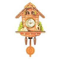Bestseller Nordische Massivholz Rothermos Kuckucksuhr Geräuschlose Elektrische Zeitweckeruhr Wohnzimmer Einseitige Zeigeranzeige
