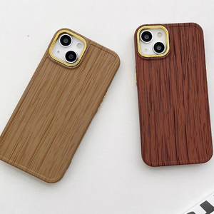 Funda trasera móvil con pintura de TPU de grano de madera para Infinix KC8/<span class=keywords><strong>Iphone</strong></span> 15Plus/Xiaomi POCO M4/Samsung - Product Image 4