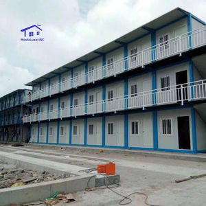 Maisons préfabriquées portables, hôtel-capsule, 2 chambres, bâtiment de bureau modulaire de 20 pieds, maison-conteneur, dortoir-conteneur - Product Image 1