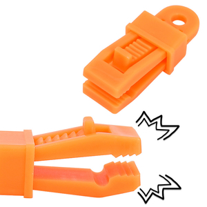 Bâche de tente en nylon, accessoires de tente instantanée, auvent d'extérieur, bâche, Clip de corde - Product Image 2