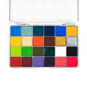 Peinture corporelle professionnelle à base d'huile, 24 couleurs, non toxique, lavable, haute pigmentation, <span class=keywords><strong>maquillage</strong></span> artistique pour le corps, pour festival, cosplay, fête - Product Image 3