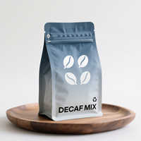 Impression numérique feuille d'aluminium effet UV bonbons en plastique biscuits grains de café sacs d'emballage debout sac de café avec fermeture éclair