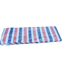 Fabrication de bâche PE en tissu à rayures de couleur