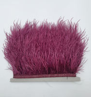 Vente flash : Franges en plumes d'autruche naturelles pour la couture de jupes, robes, costumes de fête, carnaval, accessoires vestimentaires