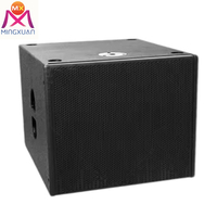 Sistema de audio Columna de sonido Altavoz de rango completo Subwoofer activo profesional de 15 pulgadas