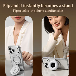 Anneau lumineux magnétique pour selfie compatible avec les iPhone 17, 16, 15, 14, 13 Pro, LED pour photographie, vidéo TikTok en direct, rechargeable, portable, format poche - Product Image 5