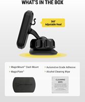 Support magnétique universel pour téléphone, base adhésive pour tableau de bord, aimant puissant à profil bas, logo personnalisé OEM, livraison rapide