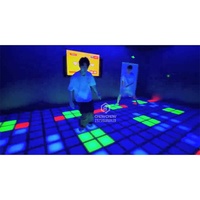 Qiaoqiao Offre Spéciale jeu de projecteur de sol interactif jeu de bloc de sol interactif pour enfants et adultes