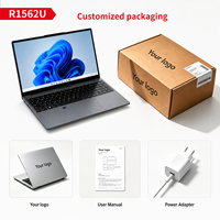Nuovo Laptop da 15.6" con Intel Celeron 5205U, SSD da 256GB, Schermo IPS Full HD, Tastiera Inglese per Uso Domestico e Studentesco, Windows 11 Opzionale