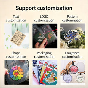 Pendentif <span class=keywords><strong>d</strong></span>ésodorisant pour voiture en papier durable, motif dessin animé, parfum freesia, longue durée, pour intérieur - Product Image 4