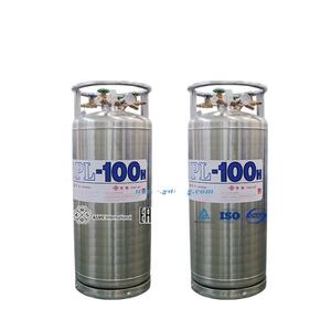 Kleine 100L kryogene Dewar Tank Gasflasche mit 1,33 MPa für flüssigen Sauerstoff Stickstoff Argon - Product Image 1