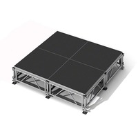 Scène de concert extérieure en aluminium avec structure de scène et présentoir en treillis pour événements en plein air