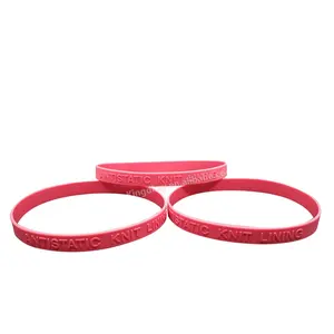 Conception promotionnelle d'usine Oem, vos propres Bracelets en caoutchouc vierges, Logo en relief imprimé, Bracelets en Silicone, Bracelets personnalisés