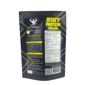 Doypack-bolsa de aluminio para almacenamiento de alimentos, bolsa con cremallera, color negro mate - Product Image 4