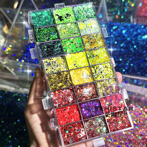 Paleta de Sombras de Ojos de Gel Luminoso de 24 Colores Personalizada con Cobertura para Tonos de Piel Oscuros - Product Image 1