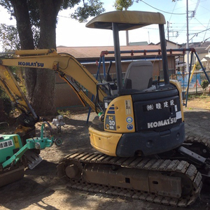 ใช้ญี่ปุ่น Komatsu PC30 MR 3TON มินิรถขุดใช้สำหรับการขาย - Product Image 1