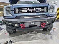 Nouveau pare-buffle avant de haute qualité Factory pour BYD Shark6 en acier au manganèse noir carbone, kit extérieur complet pour camion