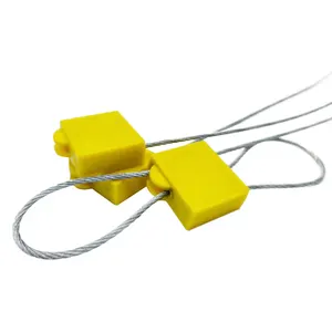 Fabricant de câble de sécurité en acier inviolable à double verrouillage pour entrée, joint de câble en métal