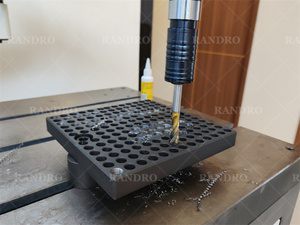 Randro Perceuse et taraudeuse universelle automatique CNC Machine à bras tarauder pour filetage d'écrou électrique Servo M16 M24 M30 M36 M64
