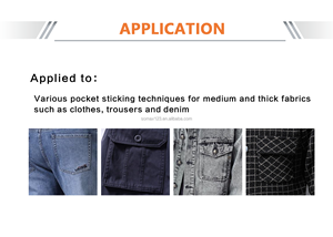 Máquina de Coser Automática para Colocar Bolsillos Somax SM-19S, Precio Directo de Fábrica, Máquina Automática para Colocar Bolsillos - Product Image 6