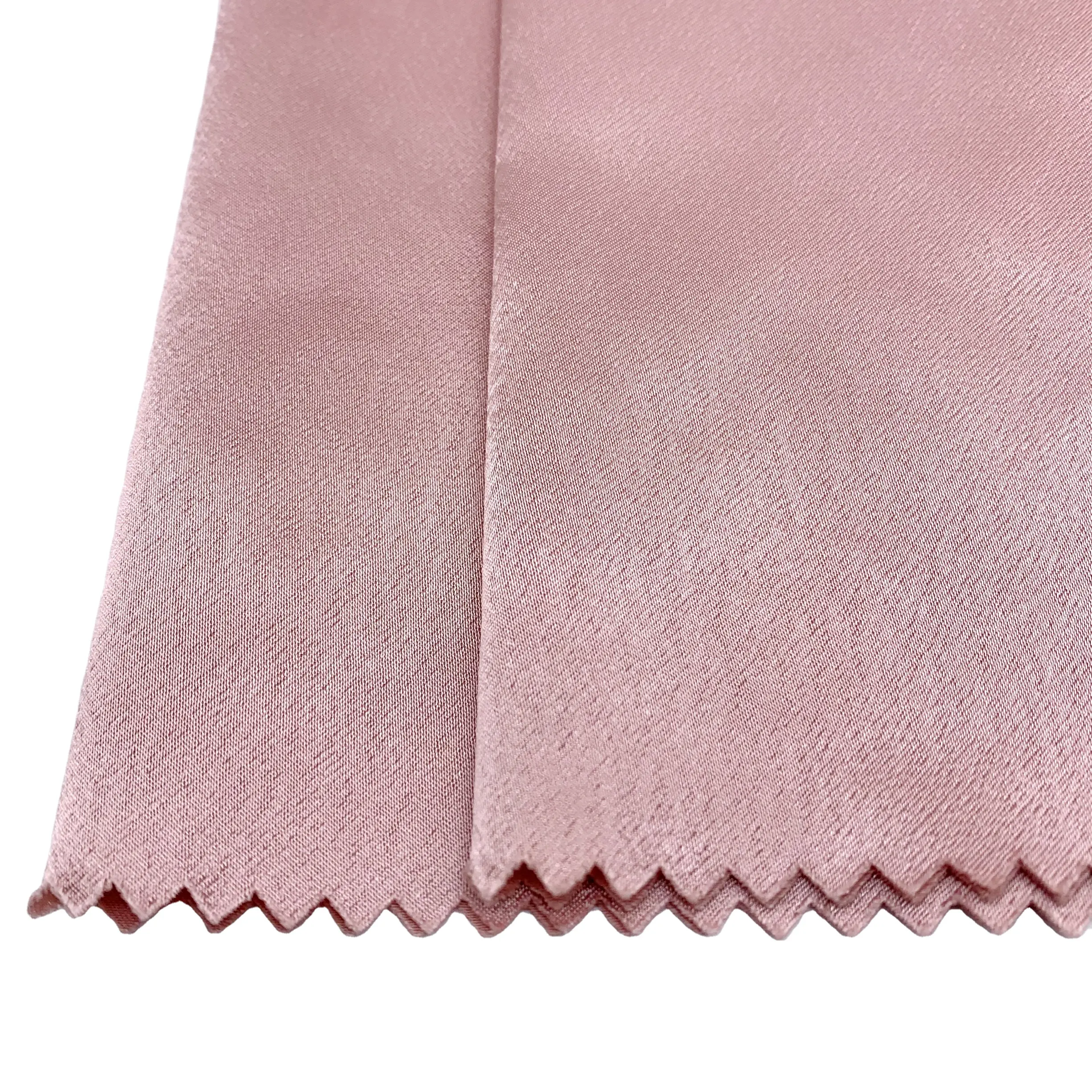 Latest Design Womens Fabric 100% Polyester High Twist Imitated Acetate Satin Fabric For Dress
