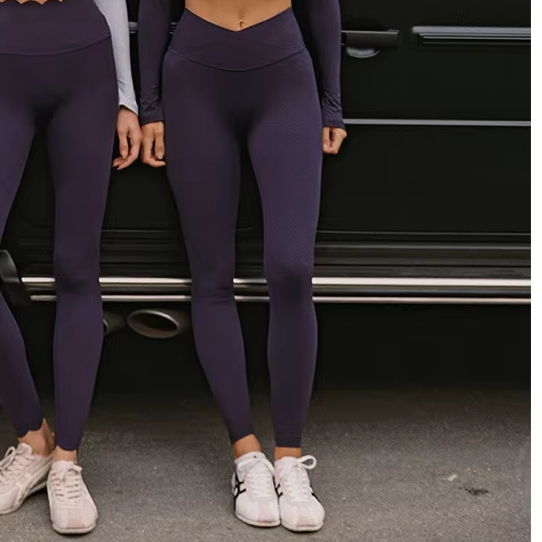 Spandex/Nylon Butt-Lifting Ankle-Length Sports Yoga Pants Women's Breathable High-Waist Slim-Fit Wrinkle-Resistant Fitness Pants