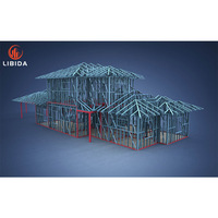 Maisons de Villa en acier de luxe préfabriquées, Design moderne, maison pour le canada, offre spéciale