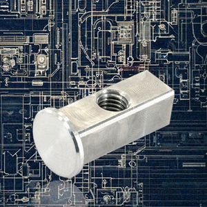 Stainless Steel Polished CNC Threaded Insert Shoulder Washer Custom Machined <b>Fastener</b> - Product Image 3