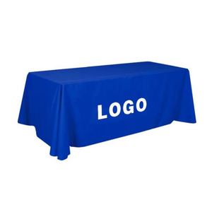 Housse de table publicitaire portable en polyester à impression numérique personnalisée pour conférences – Nappe haut de gamme - Product Image 1
