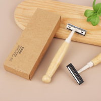 Kit de toilette écologique pour hôtel, pochette en acier inoxydable, papier kraft recyclable, kit de rasage compostable, articles de toilette pour l'hôtellerie