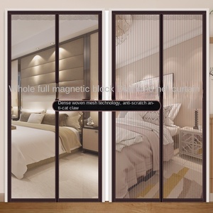 2025 fil King Kong de haute qualité <span class=keywords><strong>rideau</strong></span> de porte Anti-moustique auto-adhésif Non-poinçonnage fenêtre hautement magnétique en Nylon Durable - Product Image 2