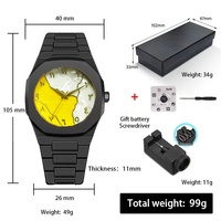 Montre de sport pour homme, cadran coloré, bracelet en plastique teinté, montre à quartz, montre arabe étanche