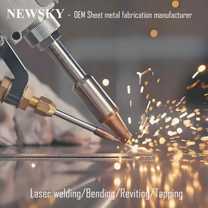 OEMカスタム高精度板金レーザー切断曲げ加工ステンレス鋼アルミニウム材料スタンピング部品 - Product Image 4