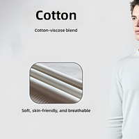 Jieni Herbst-Pullover im Heritage-Stil für Herren, Hochwertiger Minimalistischer Baumwoll-Jacquard-Strickpullover