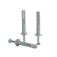 Ancrage à expansion en nylon pleine taille pour fixation de cadre, avec vis, pour marteau perforateur en plastique