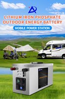 ADF sertifikat 48V 100AH 200ah 300ah LiFePo4 penyimpanan energi Lithium portabel penyimpanan energi surya untuk Camper karavan