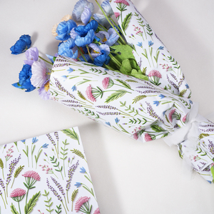 Factory Supply Wild Lavender Thistle Wrapping <b>Paper</b> Light Pastel Floral Design For Holiday Present Handmade Craft Packing <b>Roll</b> - Product Image 4