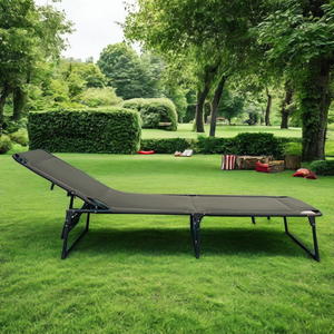 Vente chaude Personnalisé En Plein Air Portable Pliable Camping Lit En Aluminium Chaise Lit Pliant - Product Image 5