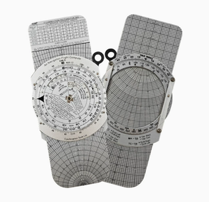 เครื่องบินจำลองการบิน DF E6B-S สำหรับนักบินมืออาชีพ ทำจากพลาสติก สำหรับฝึกนักบินเชิงพาณิชย์ พร้อมซองหนัง - Product Image 6