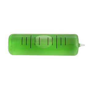 Nivel de burbuja de vidrio de 10.5 mm de diámetro y 37 mm de longitud, mini nivel de burbuja para instrumentos de medición de precisión - Product Image 1